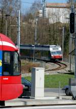 GTW-Impressionen in Ins: BTI und BLS GTW auf Normal- und ...