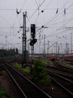 Ein Lichtsignal in Mannheim ...  Daniel Oster 06.08.2011