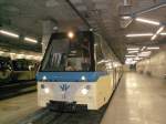 Panorama Zug Be 4/4 Pp Nr.81 im unterirdischen Bahnhof der ...