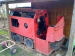 Feldbahnloks Grubenbahndiesellok oder auch Untertagelok.Hier in einem nicht sehr gutem Zustand.Sie wurde f�r den Feldbahnbetrieb eingerrichtet.Im Privatbesitz von Thomas Kersting.