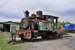 eine zur�ck gekommene kleine Dampfer aus Indien im Feldbahnmuseum Frankfurt/M ...
