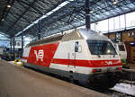 Finnish locomotive VR Sr2, No. 3207, Helsinki Central Station, 11 Feb 2012.