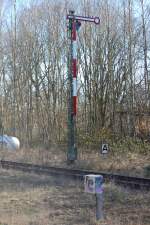Am nachmittag des 17.Februar 2008 Zeigte das erste deutsche Hauptsignal ...