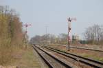 Hier scheint die Zeit stehen geblieben zu sein... Der Bahnhof ...