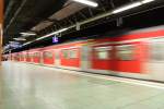 Der Alltag meiner Arbeit. S8 am 30.05.2009 in Frankfurt (Main) ...