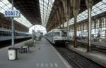 SNCF: Steuerwagen Bahnhof Nice-Ville im Juli 1983. 