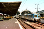 Straßburg Hauptbahnhof, 26.10.1983. Welche SNCF-Baureihen könnten das sein?