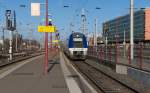 Das Gleis 30 des Bahnhofs von Strasbourg Ville ist ein Stumpfgleis. AGC X 76601/602 kommt aus Wissembourg. Nach 15 Minuten Wendezeit geht es wieder zurück und wir fahren mit. 15.11.2015 