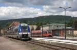 Im Kopfbahnhof in Wissembourg (Frankreich) treffen sich regelmäßig die SNCF und die DB.