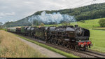 241 A 65 und 241 P 17 auf der Rückfahrt von der Säntisrundfahrt am 17. September 2016 in Pfungen.