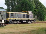 BB 63069 am Kopf eines Touristikzuges (Chemin de fer touristique du Cotentin) im Bhf Carteret am 22. Juli 2016.