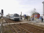 SNCF-BB67596 mit Intercité 2009 unterwegs von Paris über Amiens nach Boulogne.
Da die Strecke zwischen Amiens und Boulogne nicht durchgehend elektrifiziert ist kommen auf diesem Abschnitt weiter Dieselloks zum Einsatz.

Noyelles-sur-Mer 
26.03.2016