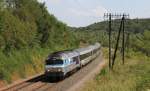 CC 72147 mit dem CIC 1844 (Belfort-Paris Est) bei Port-sur-Sane 15.8.12