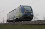 SNCF X73910 am 27.03.2013 als IRE von Mulhouse Ville ber Mllheim (Baden) nach Freiburg (Breisgau) Hbf.