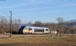 X73906  als RB 87487 (Mulhouse Ville-Müllheim(Baden)) bei Müllheim 10.12.13