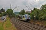 Nachschuss auf SNCF X73904 am 25.06.2013 als IRE von Mulhouse Ville nach Freiburg Hbf in der Sdkurve von Schallstadt.