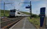 Die etwas farblose SNCF BB 22 362 schiebt ihren TER 96500 von Lyon nach Genève und hat bei Russin ihr Ziel schon fast erreicht.