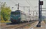 Die SNCF BB 25236 schiebt bei Vernier-Meyrin einen TER von Lyon in Richtung Genève. Damals war die Strecke noch mit Gleichstrom elektrifiziert.

27. August 2009