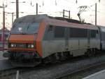 Sybic BB 26013 im Straburger Hauptbahnhof. Die Lok trgt den Namen und das Wappen der Stadt Miramar.

14.07.2005 Strasbourg