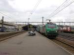 Güterzug mit Doppelbespannung durch SNCF BB27009+BB27002.