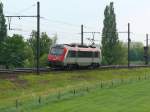 BB36029 (Astride) der SNCF als LZ auf dem Weg nach Antwerpen-Noord, um eine neue Leistung zu bernehmen.