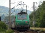 437023 zieht ihre leeren Autozugwaggons durch Dresden Stetzsch.