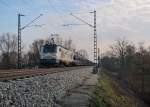 437 025 mit einem Autozug am 21.01.2015 bei Plattling.