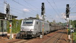 akiem 37050 mit einem Erzzug in Richtung Dresden; Pirna, 26.09.2016
