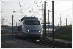 Zwei TGV Treffen in Frasne ein.