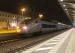 TGV 4404 ist als TGV 9552 Frankfurt (Main) - Paris Est am 11.11.2011 in Kaiserslautern