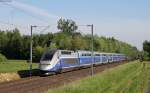 4705 als TGV 2363 (Paris Est-Colmar) bei Eckwersheim 18.5.15