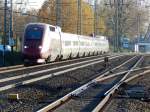 Am Morgen des 8.11.14 kam Thalys 9401 von Paris Nord nach Essen durch Oberbilk gefahren.