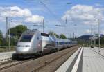 Meinen ersten TGV lichtete ich heute in Karlsruhe-Durlach ab.