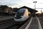 TGV Lyria 4415 & 4416 an einem schönen Samstagmorgen nach Paris Gare-de-Lyon in Lausanne.