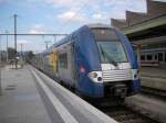 Triebwagen 306 der SNCF bei der Abfahrt nach Thionville im Bahnhof Luxemburg. 23.09.07