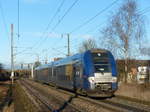 Ein SNCF-Zug der Reihe Z26500 durchfährt den Bahnhof Berchem (Luxemburg). 26.12.2016