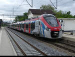 SNCF - Triebwagen 94 87 003 1 531  im SBB Bhf. Coppet am 06.05.2022