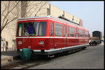 Dieses mir unbekannte Fahrzeug mit der Bezeichnung MC 3 stand am 11.3.2016 im Freigelände des Eisenbahn Museum Mühlhausen.