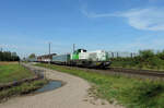 Bernolsheim - 27. September 2023 : Europorte Lok 4185 023 mit dem Leerflaschenzug von Gironcourt zur Brauerei Kronenbourg in Obernai.