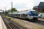 Am 20.08.2014 fuhr SNCF B 82786 als TER in Mulhouse Ville auf Gleis 1 ein.