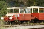 Draisine Typ DU 65 (6 070) als Zugfahrzeug des Train Touristique de l'Albret (TTA) am 17.09.2010