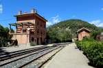 SNCF Gare / Bahnhof L'Escarène (Strecke: Breil-sur-Roya - Nice) am 29.