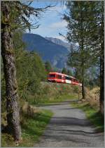 Richtung Vallorcine wandernd, kam uns kurz nach Le Buet der nach Chamonix fahrende SNCF TER 18912 entgegen.