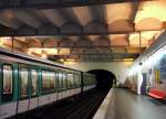 Die Pariser Metrostation  Rome  - Linie 2.