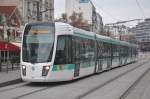 Alstom Citadis 402 der RATP auf Linie 3a aufgenommen 12.11.2015 am Haltestelle Porte Dorée