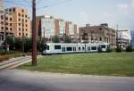 Grenoble TAG SL A (Alstom-TFS 2 2011) Grand' Place am 30. Juli 1992.