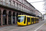 Wagen 27 der Stadtbahn Mülhausen an der Place de la République, 22.3.17.