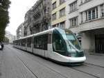 Strassburg - Strassenbahn Nr.2024 unterweg auf der Linie B in der City von Strassburg am 31.10.2009