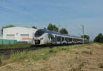 Mommenheim - 1. Juni 2023 : B 83505L am TER 830316 von Strassburg nach Metz.
