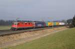 Re 4/4 II 11328 ...  Sandro Gadola 20.02.2011